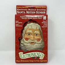 VINTAGE Tony Saudação Eletrônica Papai Noel Sensor de Movimento Musical Decoração de Porta de Parede Excelente Estado Usado comprar usado  Enviando para Brazil