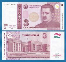 Used, Tajikistan 3 Somoni 2010 P 20 UNC for sale  Shipping to South Africa