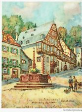 Miltenberg künstlerkarte farb gebraucht kaufen  Greifswald-Alte Stadtteile
