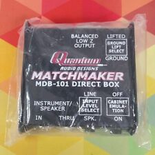 Quantum Audio MBD-101 Matchmaker Direct Box (Saída Z Baixa Equilibrada) Funciona Ótimo!, usado comprar usado  Enviando para Brazil