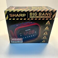 Reloj despertador SHARP Big Bang súper fuerte para durmientes pesados 6 sonidos extremadamente fuertes segunda mano  Embacar hacia Argentina