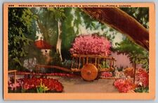 Cartão postal antigo Califórnia CA - Carreta mexicana - Jardim da Califórnia comprar usado  Enviando para Brazil