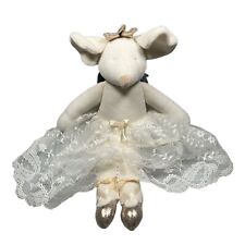 Pamplemousse Peluches Pavlova Ratón Hecho en Francia Bailarina Encaje Crema Dorado segunda mano  Embacar hacia Argentina