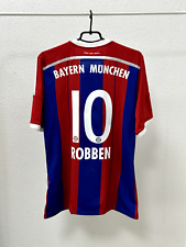 Camiseta deportiva de fútbol americano Adidas del Bayern Munich 2014-2015 #10 Robben Home talla L, usado segunda mano  Embacar hacia Argentina