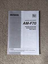 Aiwa f70 minidisc for sale  LONDON