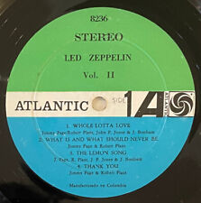 Led Zeppelin II - Original Colômbia LP prensagem com tampa traseira ALTERNATE comprar usado  Enviando para Brazil