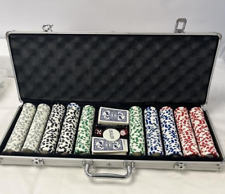 poker chip set for sale  GRIMSBY
