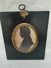 antique portrait miniatures silhouettes for sale  BIGGLESWADE