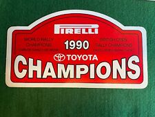 Toyota rally champions for sale  BRISTOL
