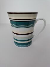Blue striped mug for sale  SWANSEA