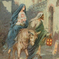 Ilustração de Natal Phillips Brooks 1908 - Jesus Mary Joseph a cavalo - 6x4, usado comprar usado  Enviando para Brazil