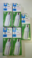 5 x 11W Greener Living Low Energy CFL Light Bulbs ES E27 Energy Saving Lamps for sale  Shipping to South Africa