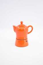 Caffettiera ceramica arancione usato  Susegana