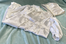 Novo Lote Little Things Mean Roupa de Batizado Cetim Branco Tamanho 24 meses com Chapéu comprar usado  Enviando para Brazil