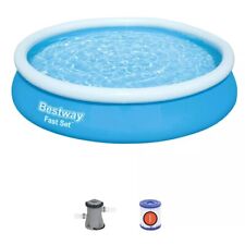 Bestway Fast Set 12ft x 30in Inflatable Above Ground Swimming Pool for sale  Shipping to South Africa