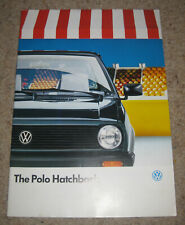 Polo hatchback brochure for sale  Shipping to Ireland