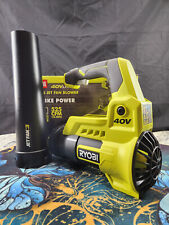 Ryobi RY40480 40V 110 MPH 525 CFM Jet Fan Leaf Blower ( Tool Only) TX0503a for sale  Shipping to South Africa