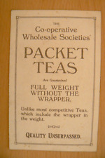 Packet teas advertising for sale  BANWELL