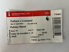 Fulham liverpool official for sale  AYLESBURY