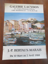 Affiche exposition bertaux d'occasion  Marseille I
