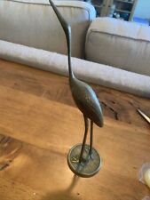 Brass crane heron for sale  Santa Rosa