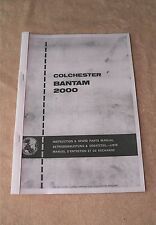 Colchester bantam 2000 for sale  MANSFIELD
