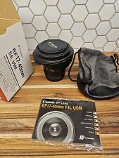 Used, (Open Box) Canon EF 17-40mm f/4L Ultra Wide Angle Zoom Lens - Black (8806A002) for sale  Shipping to South Africa