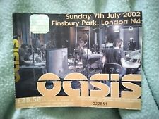 Oasis concert ticket for sale  LOUGHTON