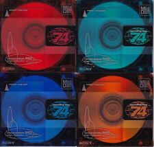 4 minidiscos Sony Color Collection 2da edición. 74 minutos con estuches deslizantes segunda mano  Embacar hacia Mexico
