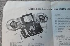 Vintage instructions model for sale  UK