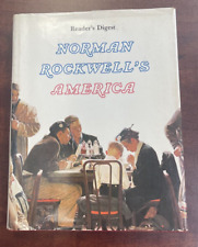 Libro de mesa de centro Reader's Digest Norman Rockwell's America de colección 1976 tapa dura, usado segunda mano  Embacar hacia Argentina