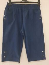 Blue crop trousers for sale  COVENTRY