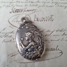 1900 silver locket d'occasion  Expédié en Belgium