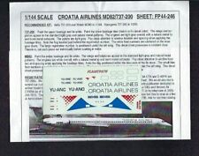 Used, CROATIA AIRLINES 1-144 SCALE AIRLINER MODEL DECALS #YU-ANC/ANO MD-82 FLT PATH for sale  Shipping to United Kingdom
