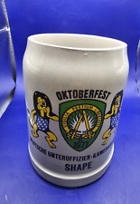 CANECA DE CERVEJA VINTAGE 1977 OKTOBERFEST DEUTSCHE UNTEROFFIZIER KAMERADSCHAFT 0,5L comprar usado  Enviando para Brazil