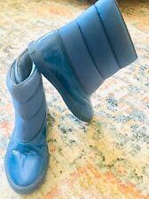 Botas Lacoste Izod Vintage Azul Corto al Tobillo Nieve Botones de Lluvia Talla 6, usado segunda mano  Embacar hacia Argentina