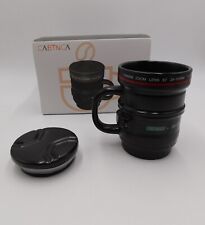 Taza de café con lente de cámara 24-105 taza de viaje tapa a prueba de fugas taza 16 OZ segunda mano  Embacar hacia Argentina