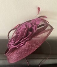burgundy fascinator for sale  Shipping to Ireland