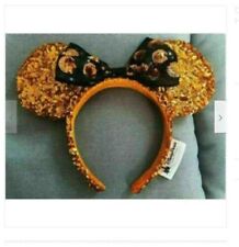 Faixa de cabeça chapéu Halloween arco preto orelhas laranja Mickey Minnie Mouse parques da Disney comprar usado  Enviando para Brazil