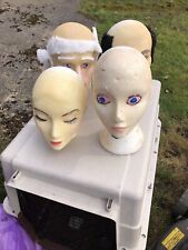 Polystyrene mannequin heads for sale  BOLTON