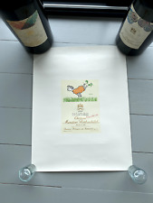 Affiche lithographie étiquett d'occasion  Bordeaux-
