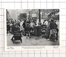 1933 Dozens Of Kids In Clapham Scrounging For Firewood Paving Blocks Using Prams for sale  Shipping to South Africa