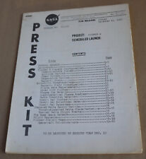 1965 NASA Space Pioneer 6 A Spacecraft Probe Mission kit de imprensa original livreto comprar usado  Enviando para Brazil