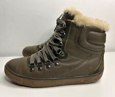 Used, FITFLOP Khaki Leather Ladies Boots Sheepskin Trim UK Size 4 for sale  Shipping to South Africa