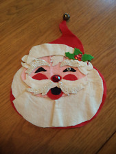 Usado, Feltro de Natal vintage rosto de Papai Noel com nariz de joias parte de um kit inacabado comprar usado  Enviando para Brazil