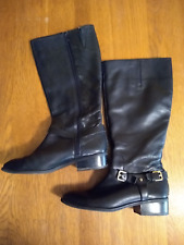 ladies black boots leather for sale  Candler