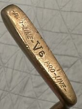 Vintage Pro-Line V6 Brass Head Putter Steel Shaft 34.5” Right Hand for sale  Shipping to South Africa