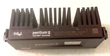 Used, INTEL PENTIUM II SLOT 1 400 MHZ & ALUMINUM HEATSINK 80523PY400512PE RM2-CMP47 for sale  Shipping to South Africa