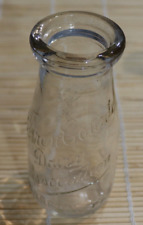 Botella de leche de vidrio Warren County Dairy Association pequeña media pinta tamaño vintage segunda mano  Embacar hacia Argentina