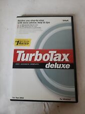 Turbotax 2002 deluxe for sale  San Jose